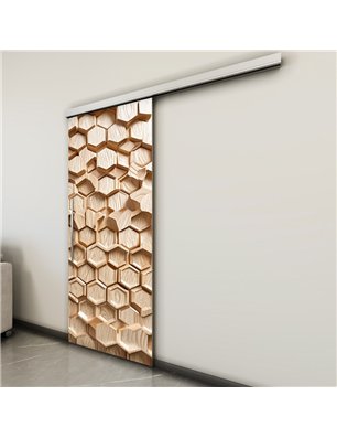 Holzschiebetür Slim-Line - Holzkunst  Model 1006
