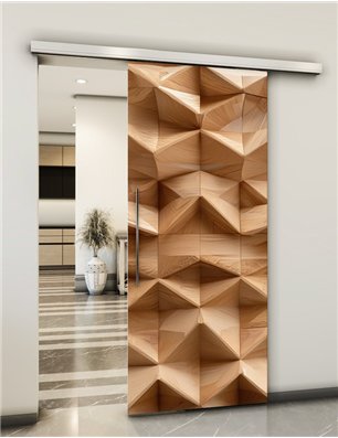 Holzschiebetür Slim-Line - Holzkunst  Model 1007