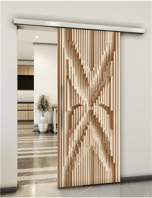Holzschiebetür Slim-Line - Holzkunst  Model 1009