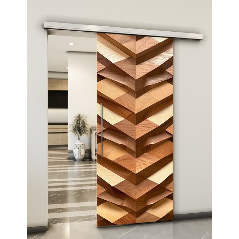Holzschiebetür Slim-Line - Holzkunst Model 1010 Holzschiebetür Slim-Line - Holzkunst Model 1010