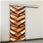 Holzschiebetür Slim-Line - Holzkunst Model 1010 Holzschiebetür Slim-Line - Holzkunst Model 1010