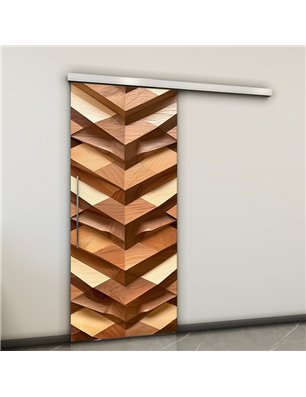 Holzschiebetür Slim-Line - Holzkunst  Model 1010