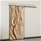 Holzschiebetür Slim-Line - Holzkunst Model 1018 Holzschiebetür Slim-Line - Holzkunst Model 1018