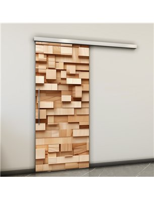 Holzschiebetür Slim-Line - Holzkunst  Model 1022