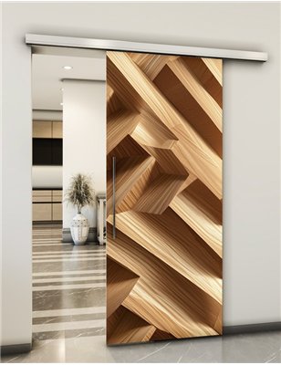 Holzschiebetür Slim-Line - Holzkunst Model 1025