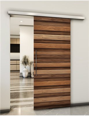 Holzschiebetür Slim-Line - Holzkunst Model 1032