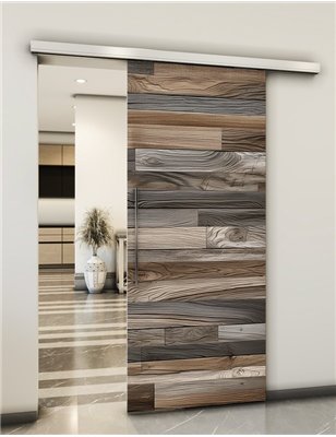 Holzschiebetür Slim-Line - Holzkunst Model 1033