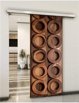 Holzschiebetür Slim-Line - Holzkunst Model 1046