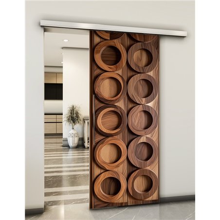 Holzschiebetür Slim-Line - Holzkunst Model 1046