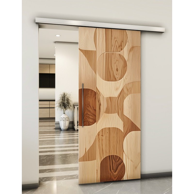 Holzschiebetür Slim-Line - Holzkunst Model 1051 Holzschiebetür Slim-Line - Holzkunst Model 1051