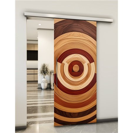 Holzschiebetür Slim-Line - Holzkunst Model 1056