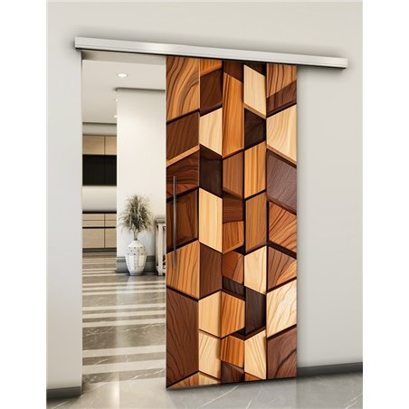 Holzschiebetür Slim-Line - Holzkunst Model 1059