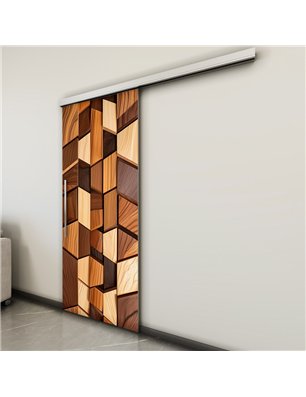 Holzschiebetür Slim-Line - Holzkunst  Model 1059