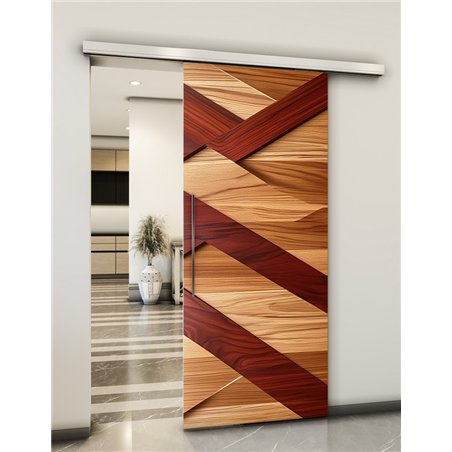 Holzschiebetür Slim-Line - Holzkunst Model 1060