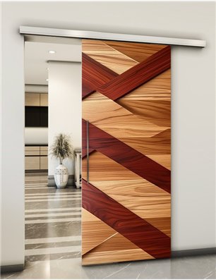 Holzschiebetür Slim-Line - Holzkunst  Model 1060