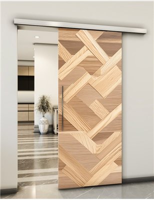 Holzschiebetür Slim-Line - Holzkunst Model 1063