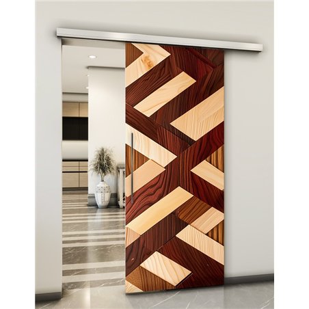 Holzschiebetür Slim-Line - Holzkunst Model 1068