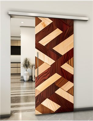 Holzschiebetür Slim-Line - Holzkunst  Model 1068