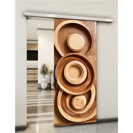 Holzschiebetür Slim-Line - Holzkunst Model 1070