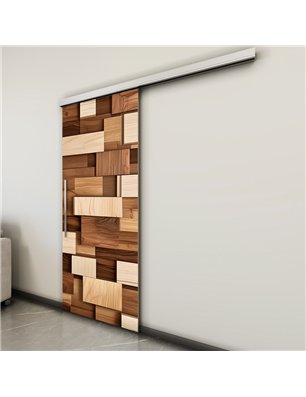 Holzschiebetür Slim-Line - Holzkunst  Model 1071