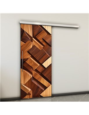 Holzschiebetür Slim-Line - Holzkunst  Model 1075