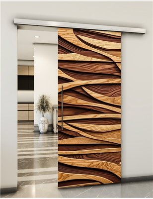 Holzschiebetür Slim-Line - Holzkunst Model 1082