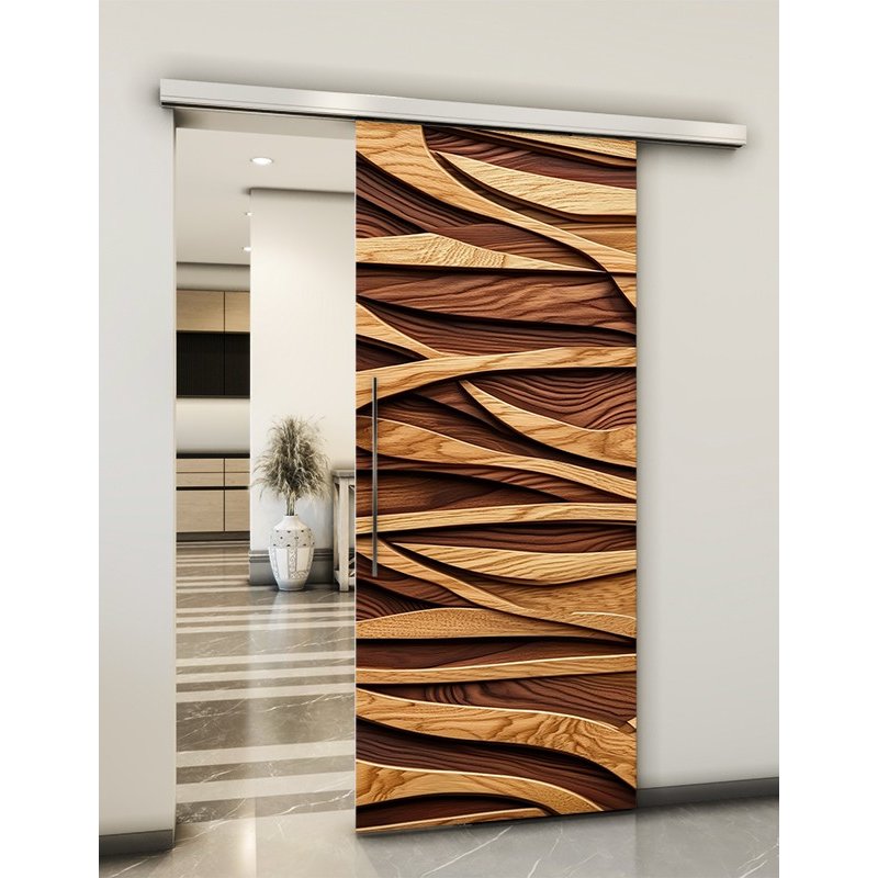 Holzschiebetür Slim-Line - Holzkunst Model 1082 Holzschiebetür Slim-Line - Holzkunst Model 1082