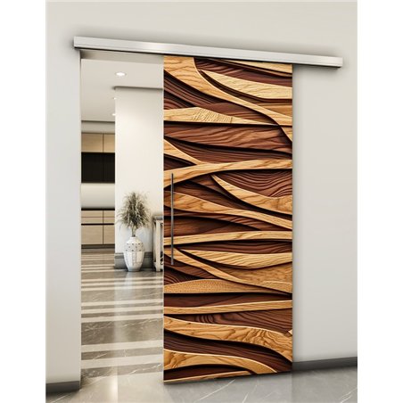 Holzschiebetür Slim-Line - Holzkunst Model 1082