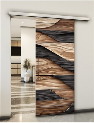 Holzschiebetür Slim-Line - Holzkunst Model 1089