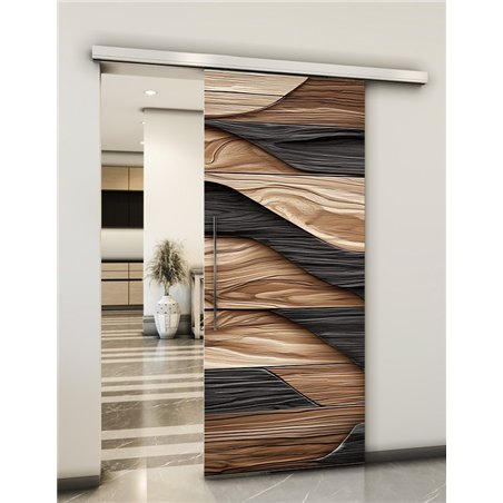 Holzschiebetür Slim-Line - Holzkunst Model 1089