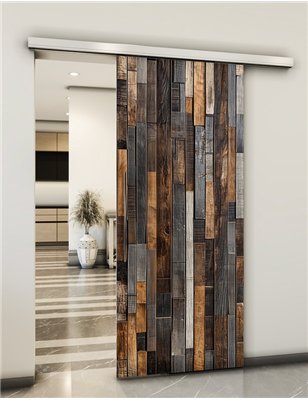 Holzschiebetür Slim-Line - Holzkunst Model 1093
