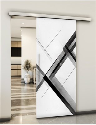 Holzschiebetür Slim-Line - Geometrie Model 1044