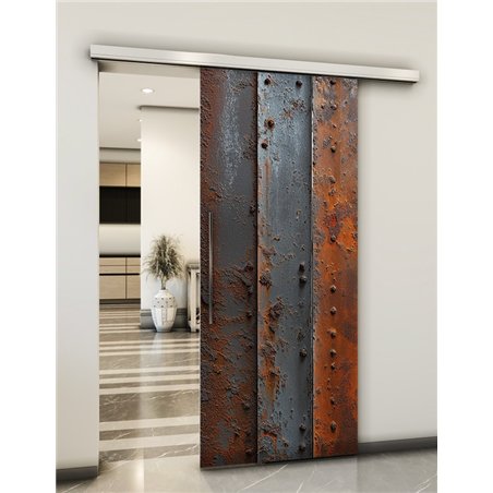 Holzschiebetür Slim-Line - Industrie Model 1062