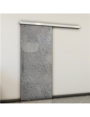 Holzschiebetür Slim-Line - Beton und Stein  Model 1056