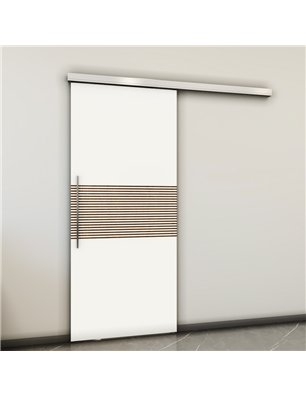 Holzschiebetür Slim-Line - Design-Linien  Model 1019