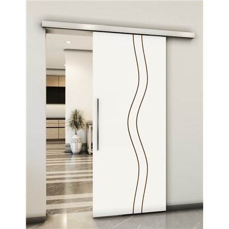 Holzschiebetür Slim-Line - Design-Linien Model 1067