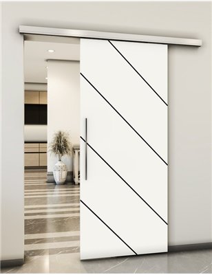 Holzschiebetür Slim-Line - Design-Linien Model 1073
