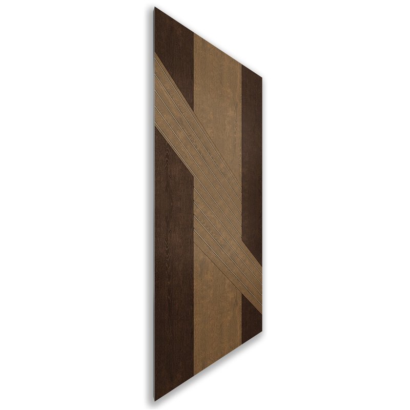 Holzschiebetür Nur Türblatt - Holz-Mix Model 1019 Holzschiebetür Nur Türblatt - Holz-Mix Model 1019