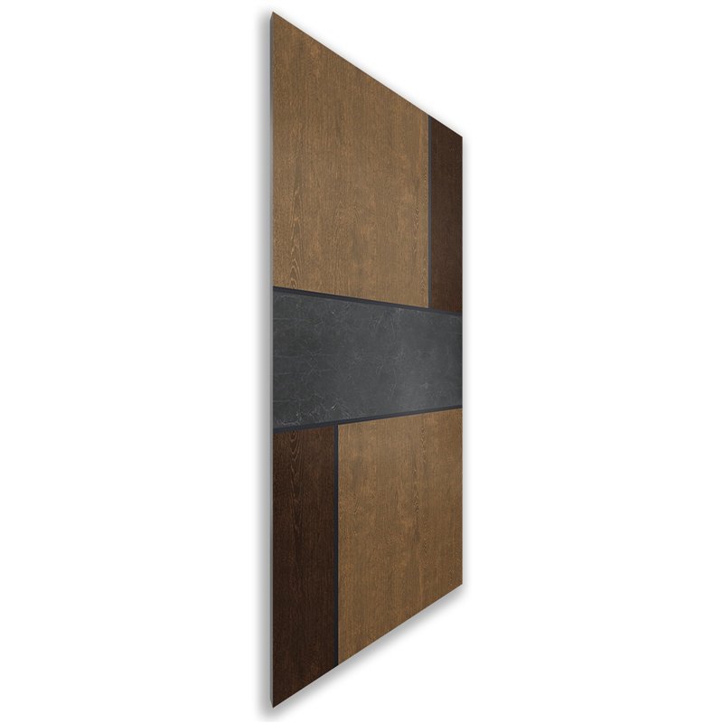 Holzschiebetür Nur Türblatt - Holz-Mix Model 1027 Holzschiebetür Nur Türblatt - Holz-Mix Model 1027