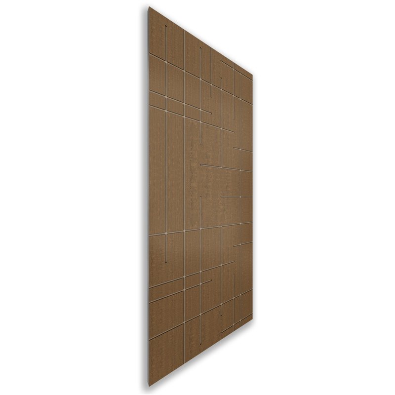 Holzschiebetür Nur Türblatt - Holz-Mix  Model 1087
