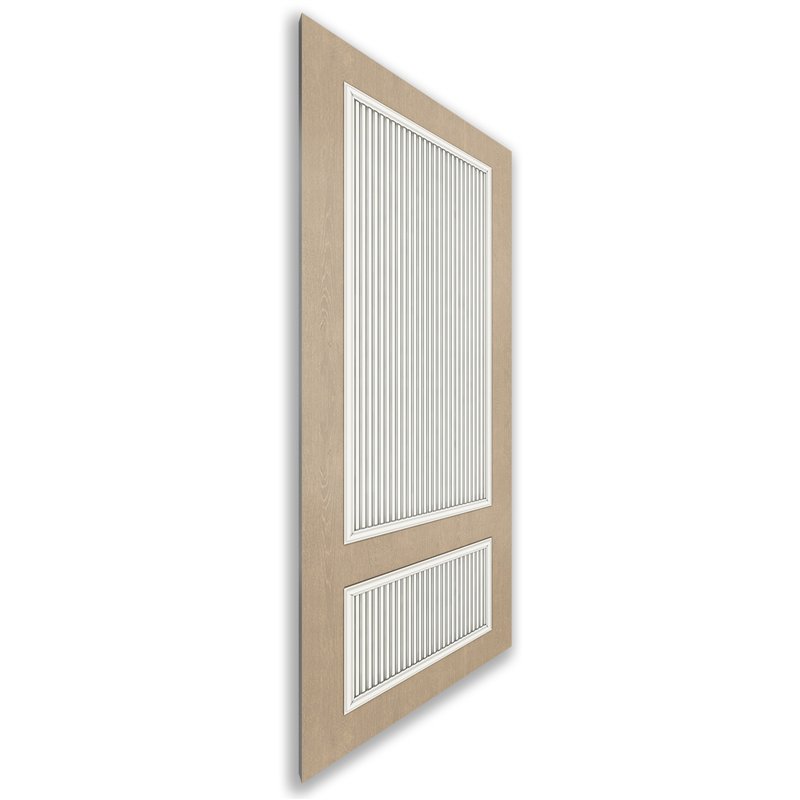 Holzschiebetür Nur Türblatt - Eiche und Weiss Model 1006 Holzschiebetür Nur Türblatt - Eiche und Weiss Model 1006