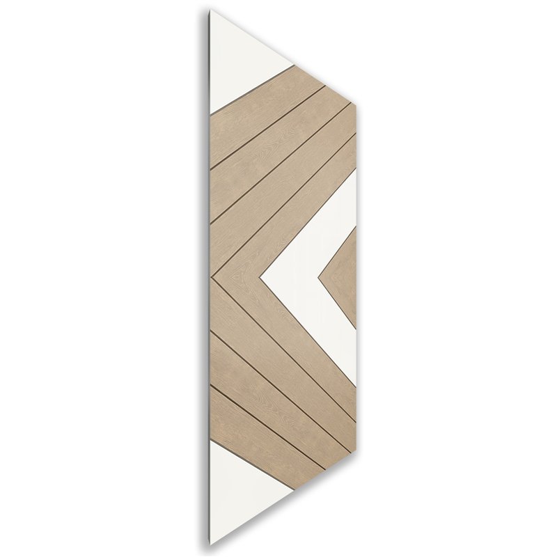 Holzschiebetür Nur Türblatt - Eiche und Weiss Model 1038 Holzschiebetür Nur Türblatt - Eiche und Weiss Model 1038