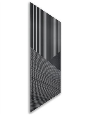 Holzschiebetür Nur Türblatt - Hell - Dunkel-Mix  Model 1044