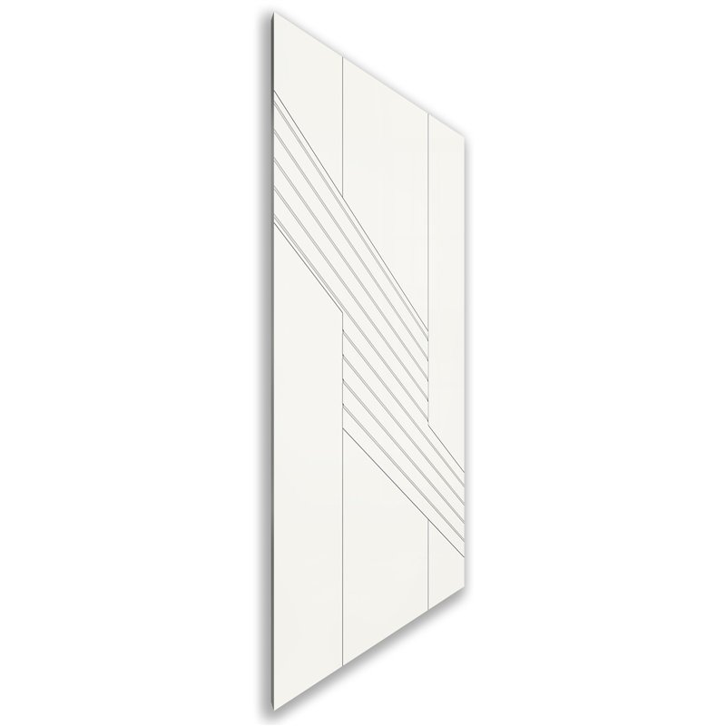 Holzschiebetür Nur Türblatt - Weiss Model 1019 Holzschiebetür Nur Türblatt - Weiss Model 1019