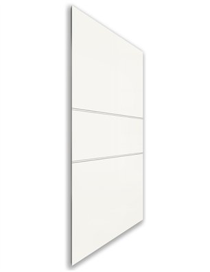 Holzschiebetür Nur Türblatt - Weiss  Model 1032