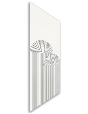 Holzschiebetür Nur Türblatt - Weiss  Model 1057