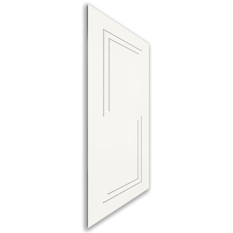 Holzschiebetür Nur Türblatt - Weiss Model 1065 Holzschiebetür Nur Türblatt - Weiss Model 1065