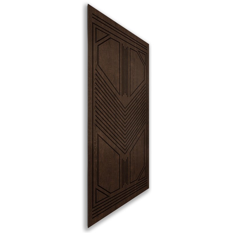 Holzschiebetür Nur Türblatt - Wenge Model 1048 Holzschiebetür Nur Türblatt - Wenge Model 1048