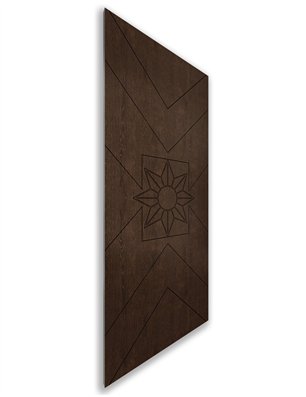Holzschiebetür Nur Türblatt - Wenge  Model 1082