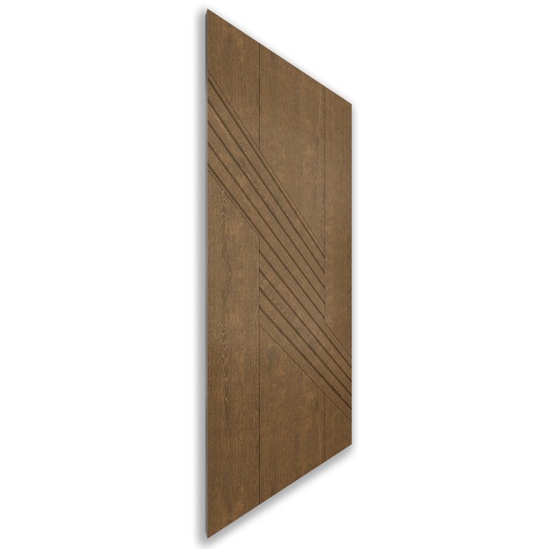 Holzschiebetür Nur Türblatt - Nussbaum Model 1019 Holzschiebetür Nur Türblatt - Nussbaum Model 1019